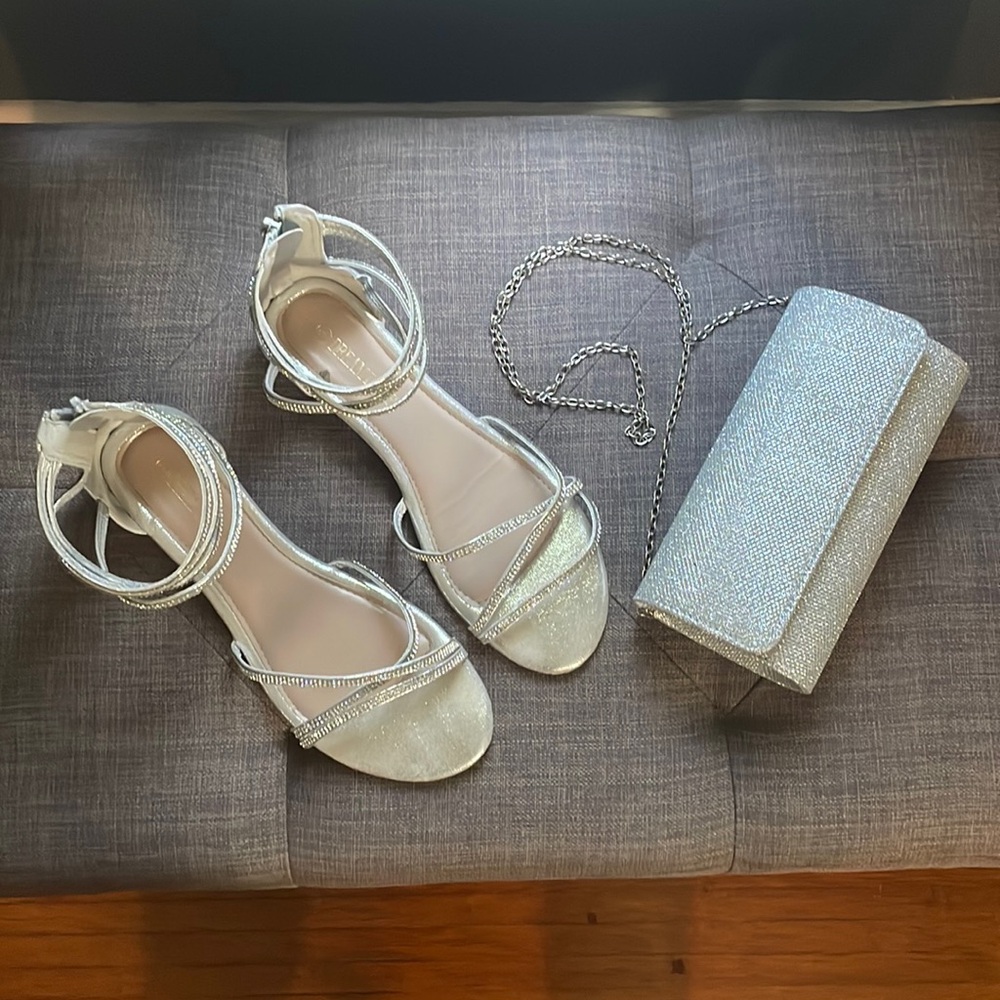 Dressy Sandals and Hand Bag